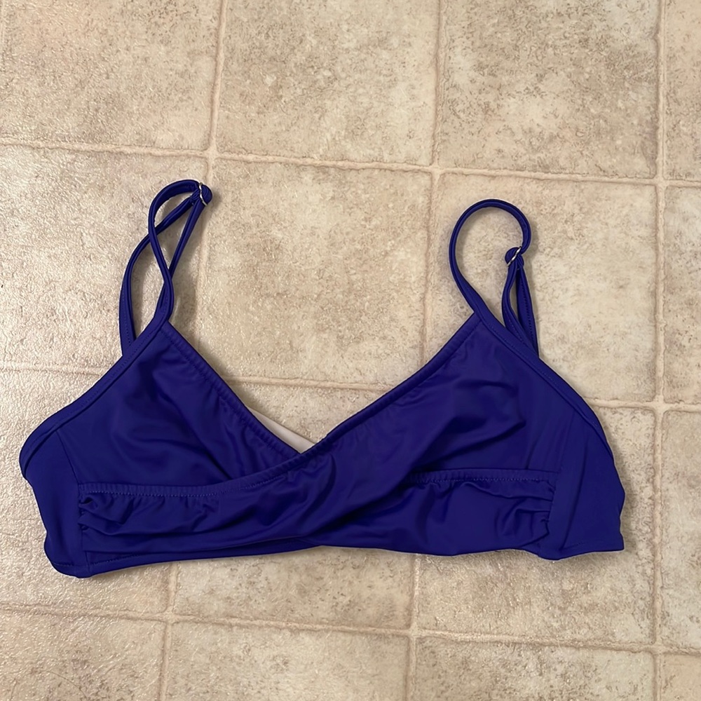 Blue/purple bikini top